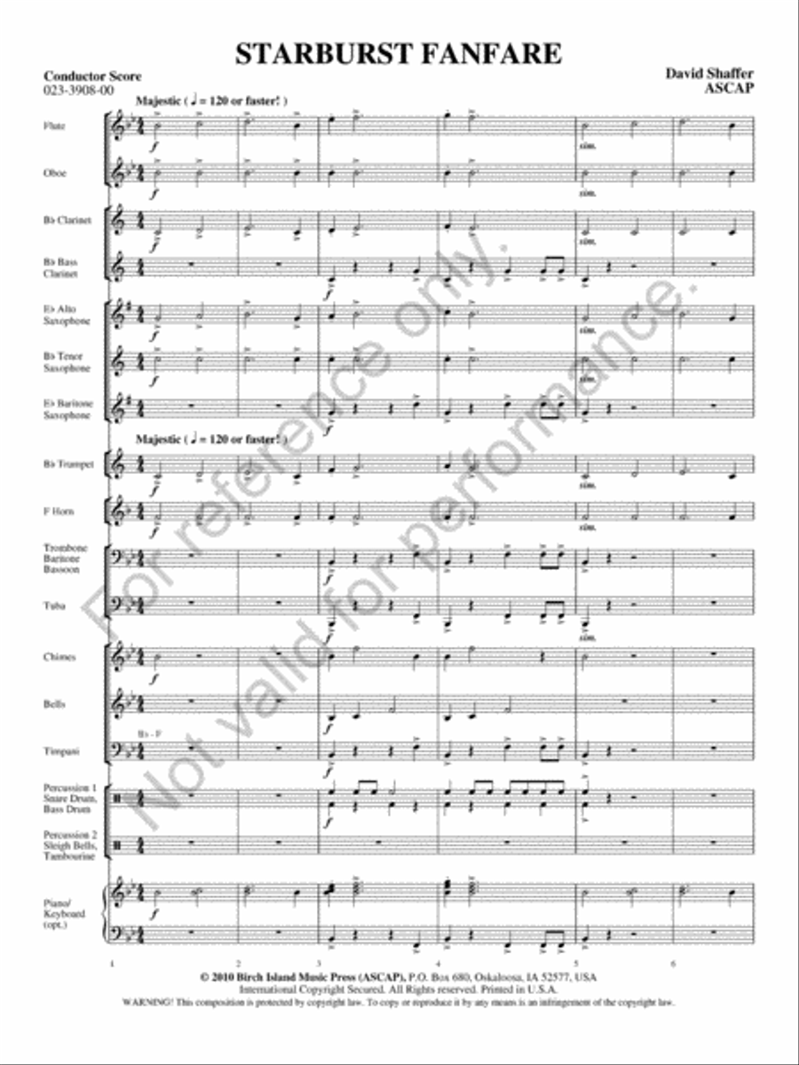 Our First Band Concert Concert Band scores gallery preview page 7