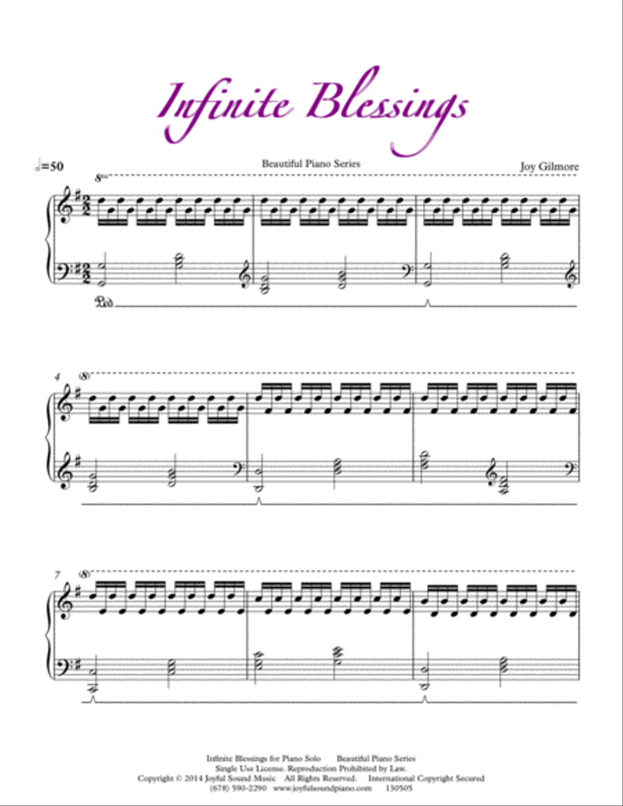 Infinite Blessings Piano Method scores gallery preview page 2