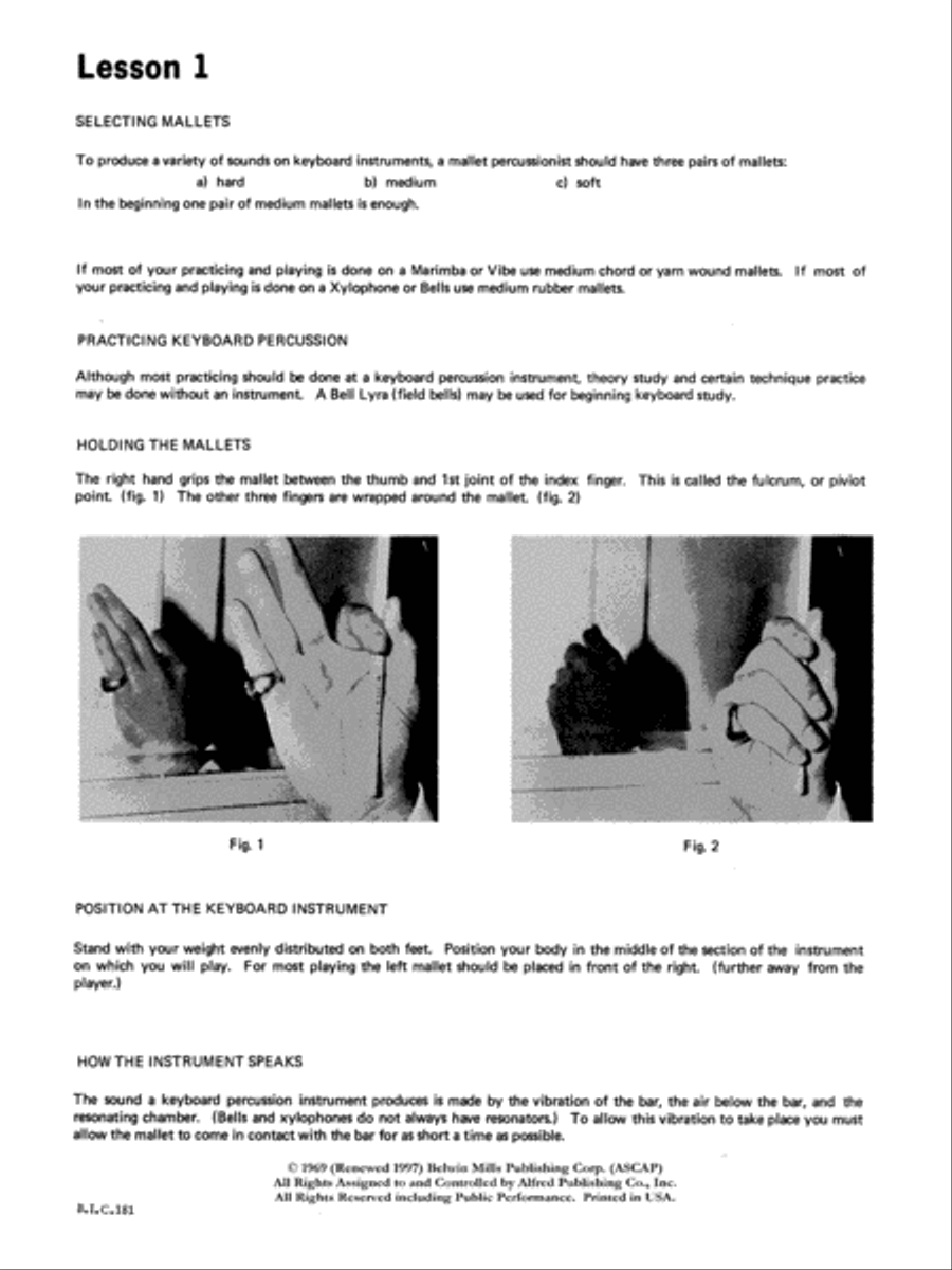 Student Instrumental Course Mallet Student Percussion scores gallery preview page 2