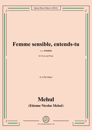 Méhul-Femme sensible,entends-tu,from Ariodant