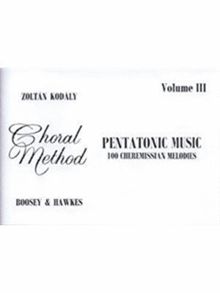 Book cover for Pentatonic Music – Volume III