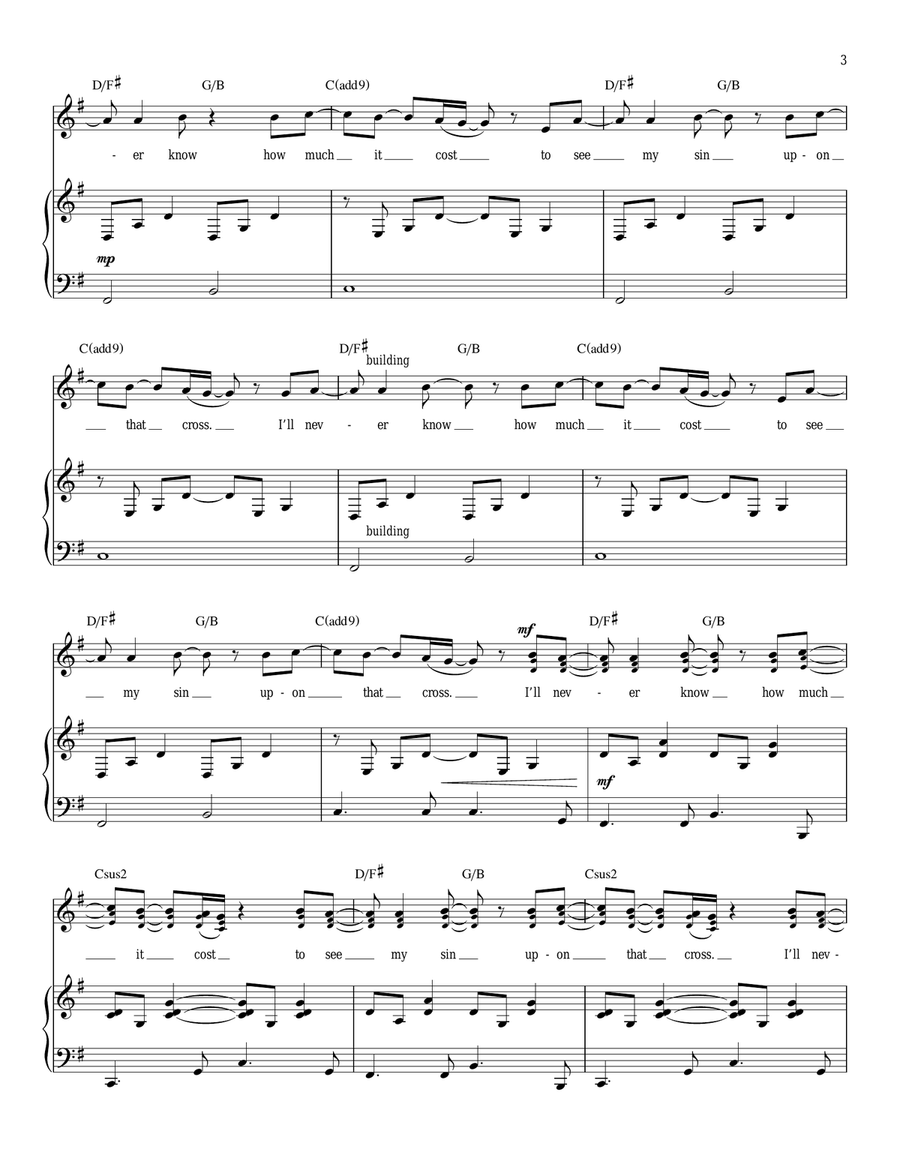Here I Am To Worship Here I Am To Worship Piano, Vocal scores gallery preview page 3