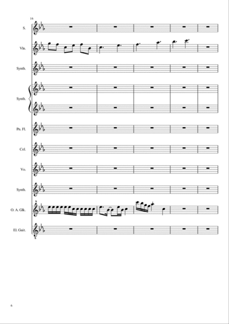 BarunTensionAndContemplativeMusicForFilm Small Ensemble scores gallery preview page 6