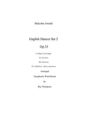 Book cover for English Dances Set 2