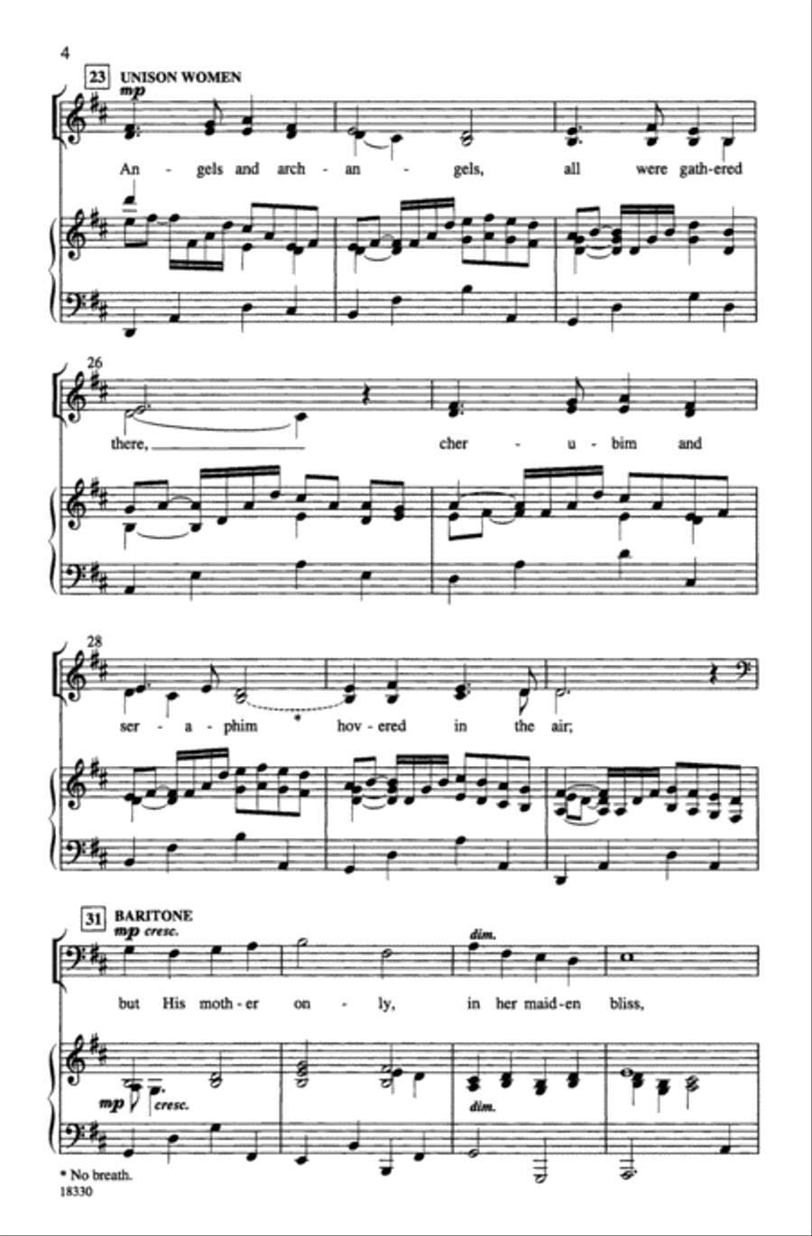 In the Bleak Midwinter 3-Part scores gallery preview page 4