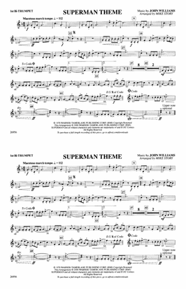 Superman Theme: 1st B-flat Trumpet