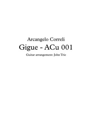 Gigue - ACu001 tab