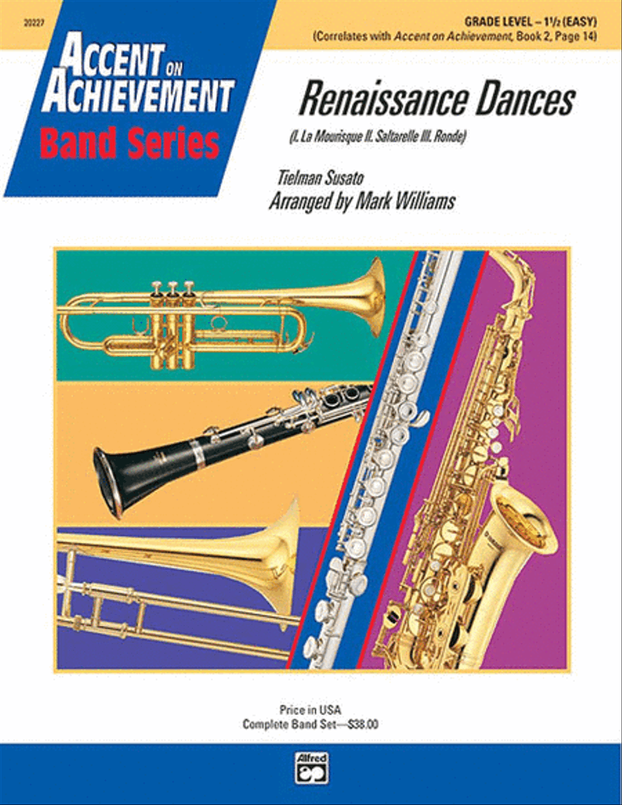 Renaissance Dances Renaissance Dances Concert Band scores gallery preview page 1