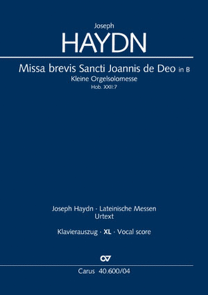 Book cover for Missa brevis Sti. Joannis de Deo (Kleine Orgelsolomesse)