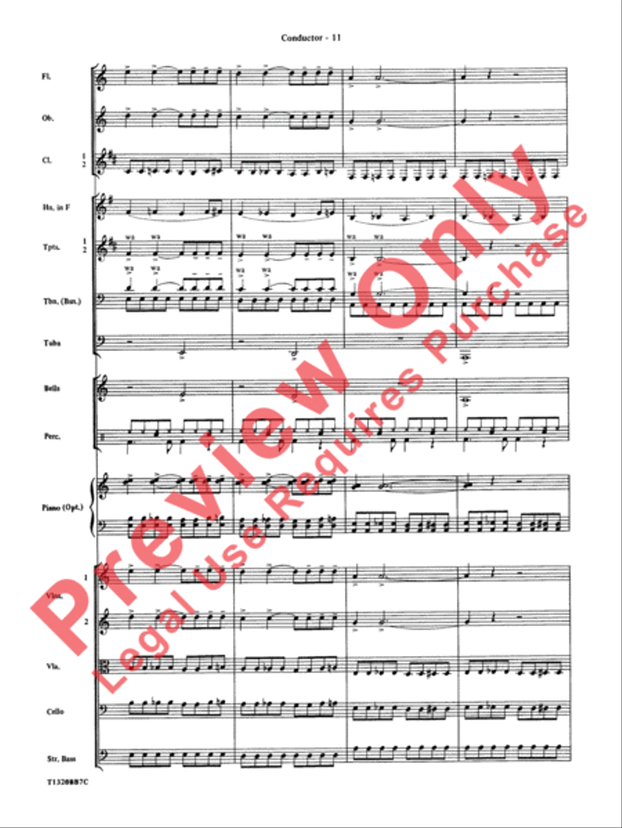 Batman Theme Full Orchestra scores gallery preview page 14