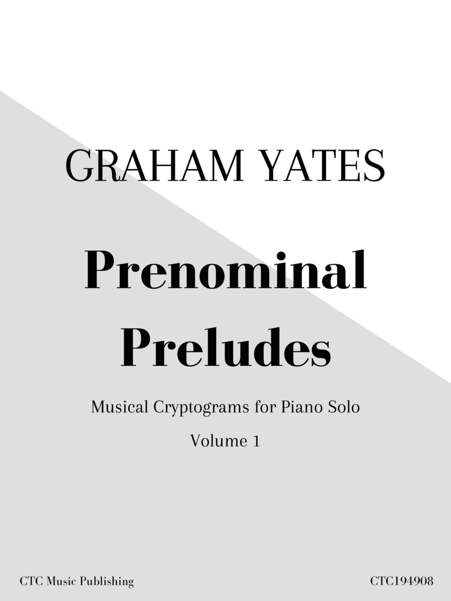 Prenominal Preludes for Piano: Vol. 1 image number null
