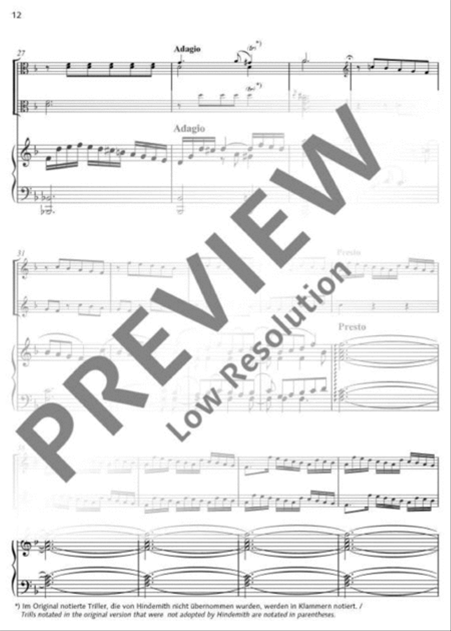 Partita VII Viola scores gallery preview page 13