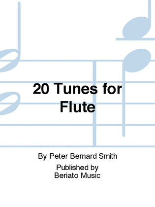 Book cover for 20 Tunes for Flute