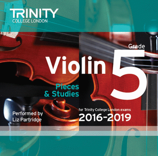 Book cover for Violin 2016-2019 CD: Grade 5
