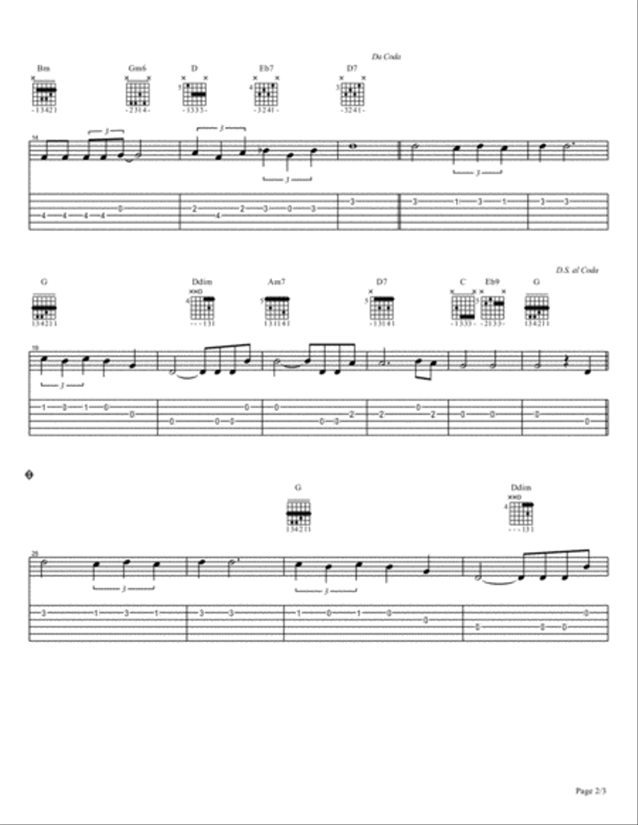 Moon Over Miami Moon Over Miami Electric Guitar scores gallery preview page 2