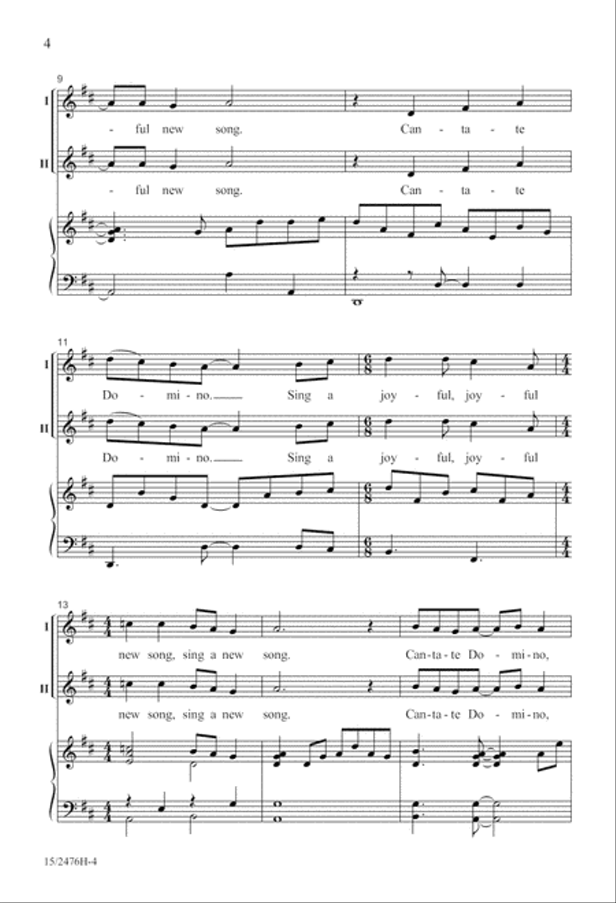 A Joyful Song 2-Part scores gallery preview page 5