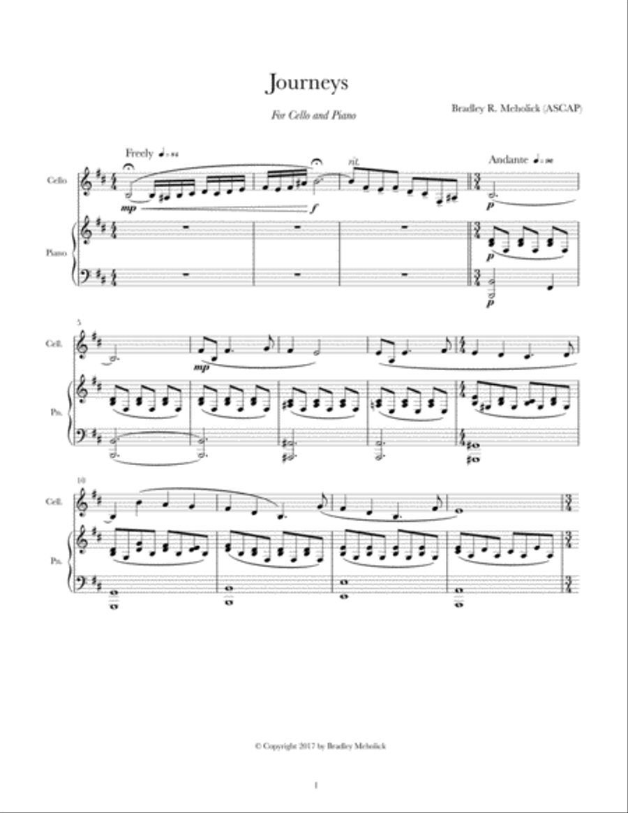 Journeys Piano scores gallery preview page 2