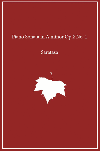 Sonata in A Minor Op. 2 No. 1 (Complete score) image number null