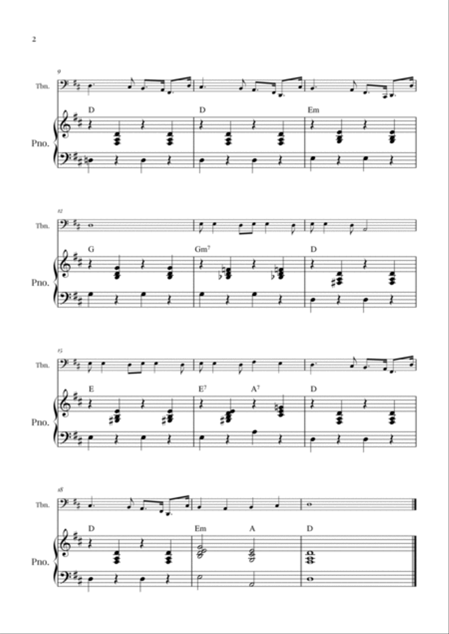 La Vie En Rose Easy Piano scores gallery preview page 2