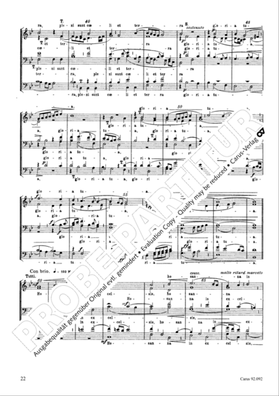 Missa Papae Marcelli Choir scores gallery preview page 19