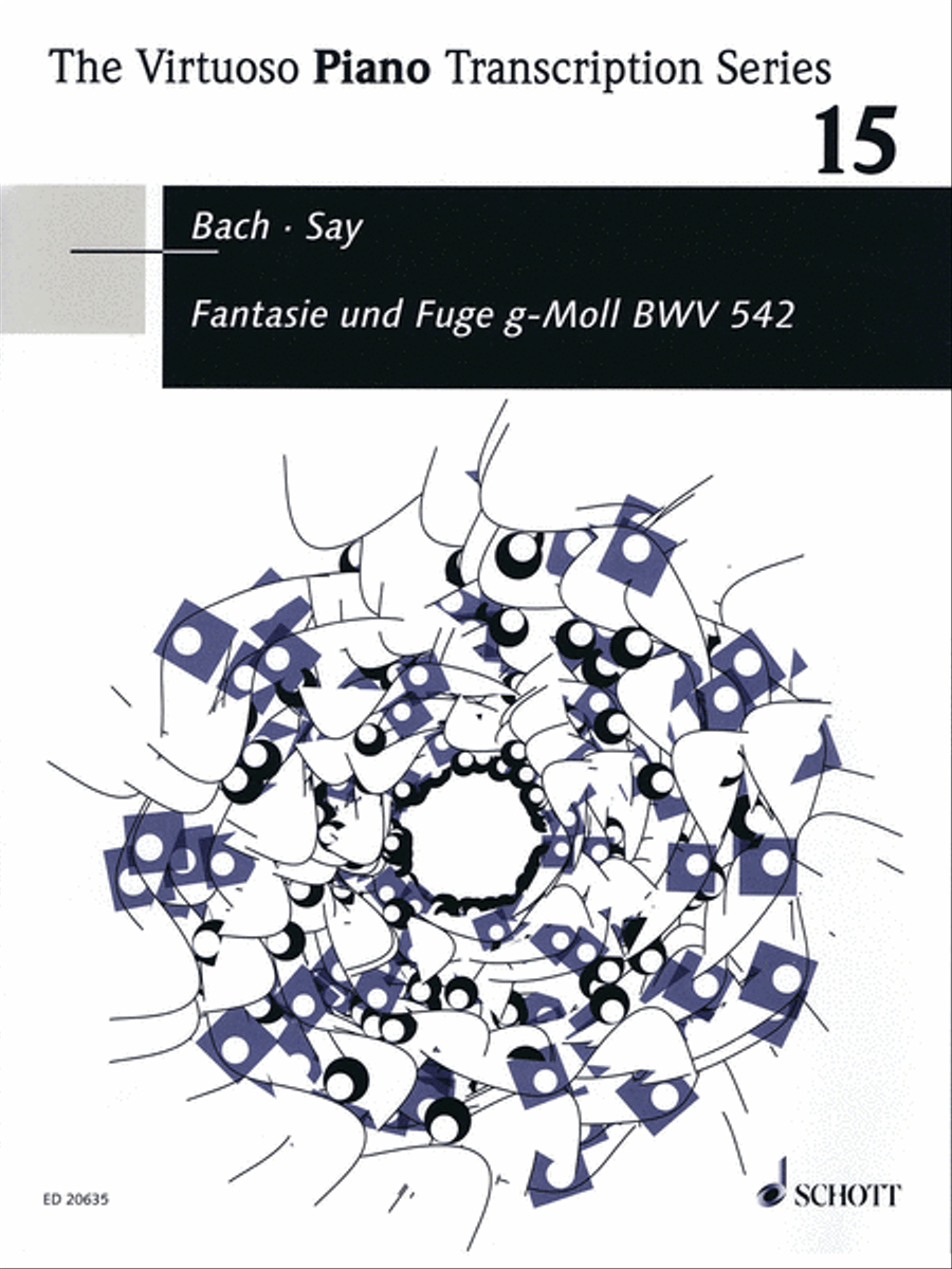 Fantasie and Fugue in G minor, BWV 542 by Johann Sebastian Bach Piano Solo - Sheet Music