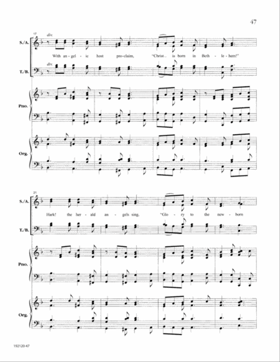 Let the People Sing at Christmas 4-Part scores gallery preview page 51
