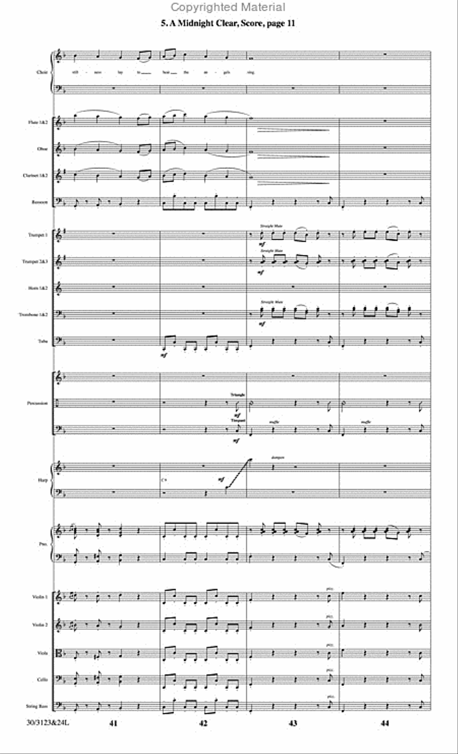 The Christmas Story - Set of Parts Choir scores gallery preview page 46