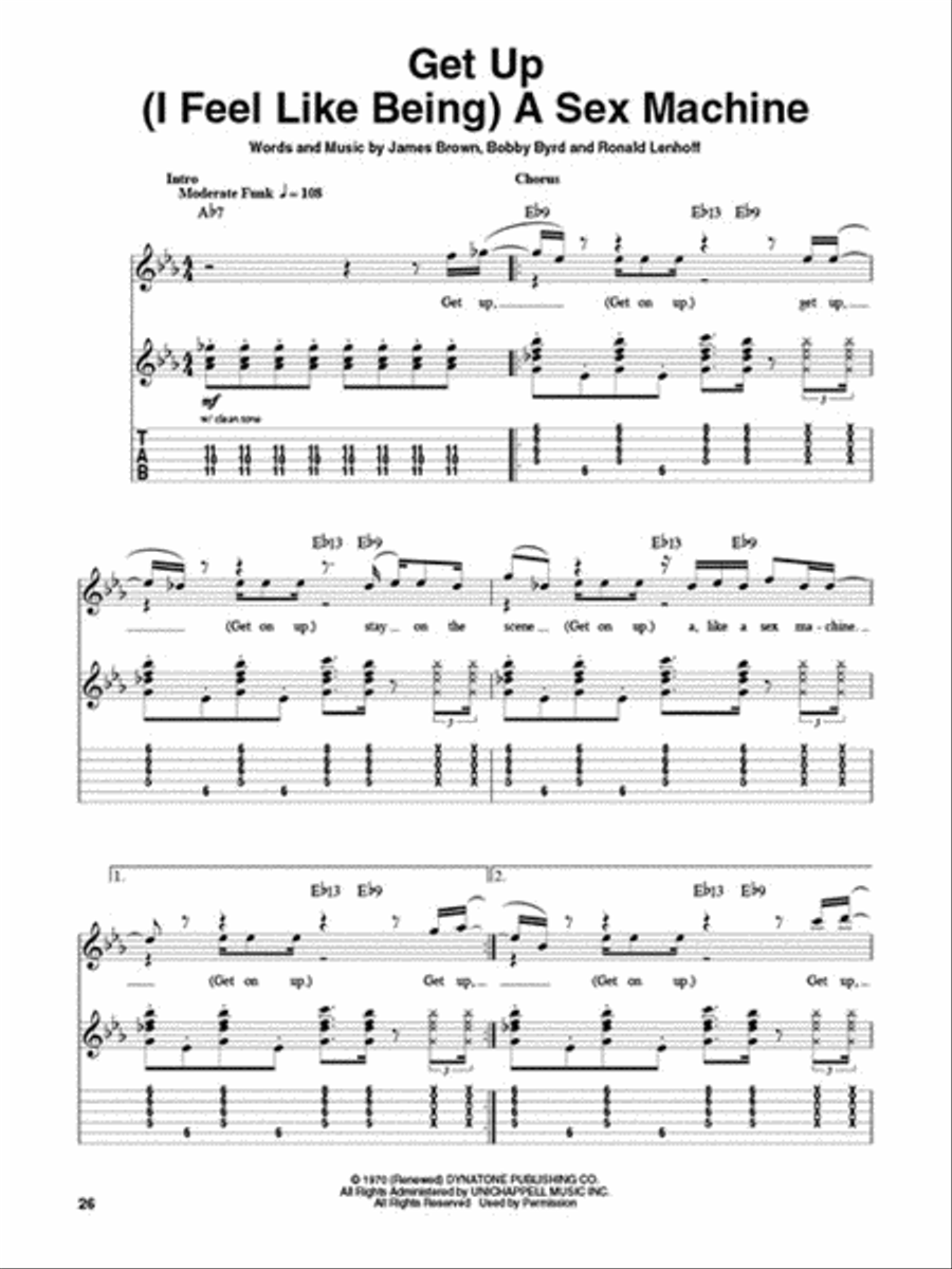 James Brown Electric Guitar scores gallery preview page 4
