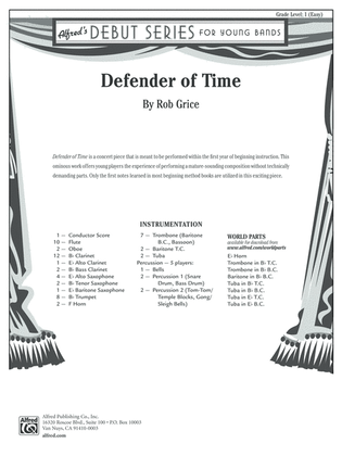 Defender of Time: Score