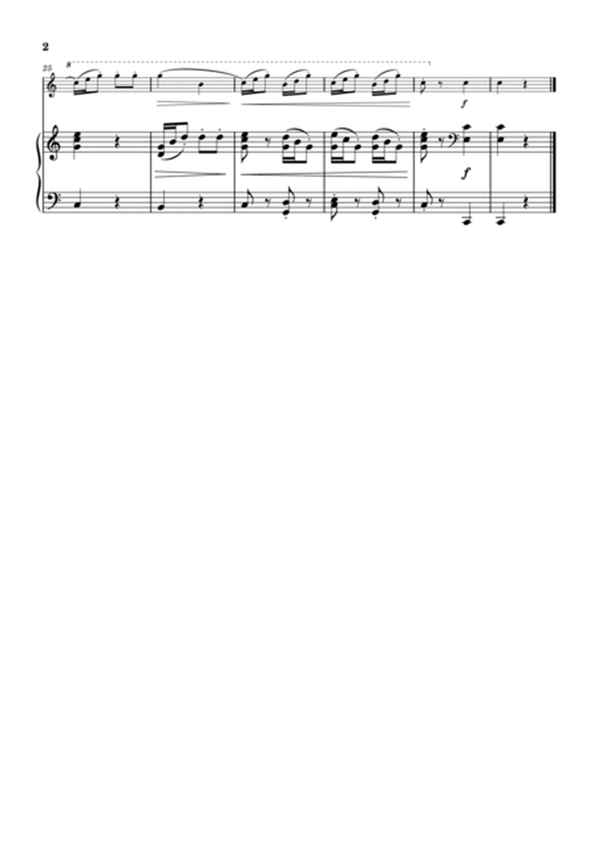 Burgmüller "La bergeronnette" flute & piano