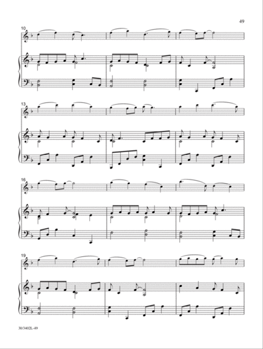 The Everlasting Song Violin Solo scores gallery preview page 19