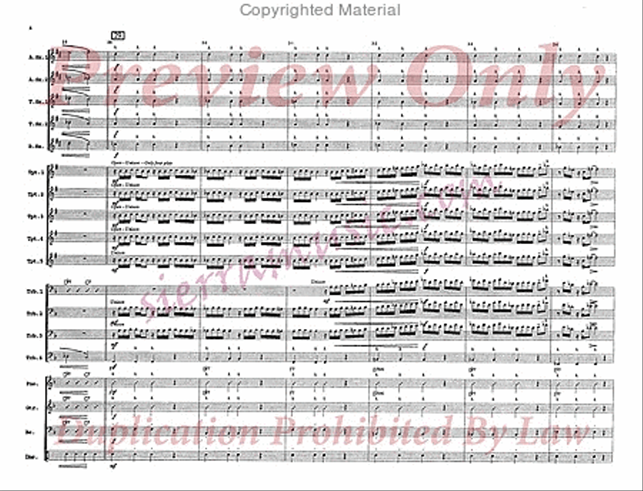 Swee' Pea Big Band scores gallery preview page 5