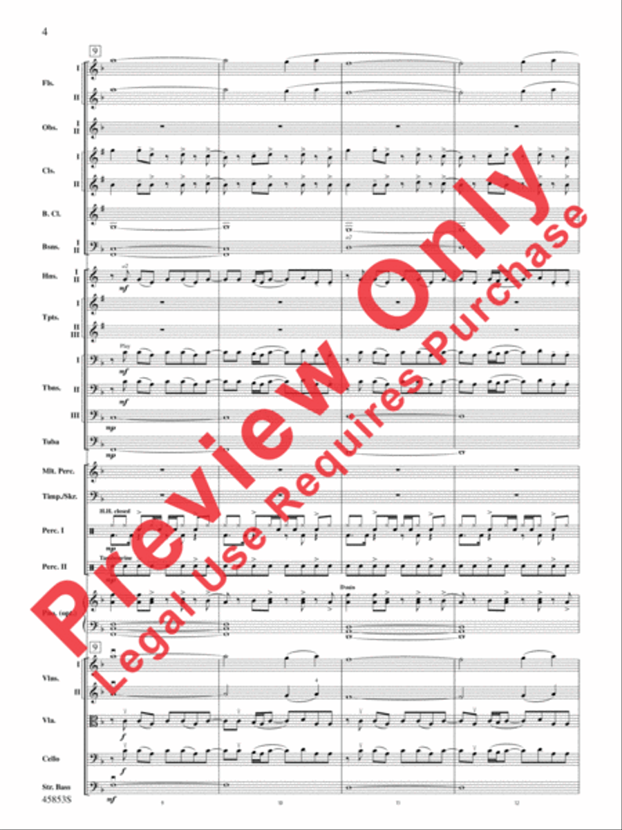 The Best of Bruno Mars Full Orchestra scores gallery preview page 4