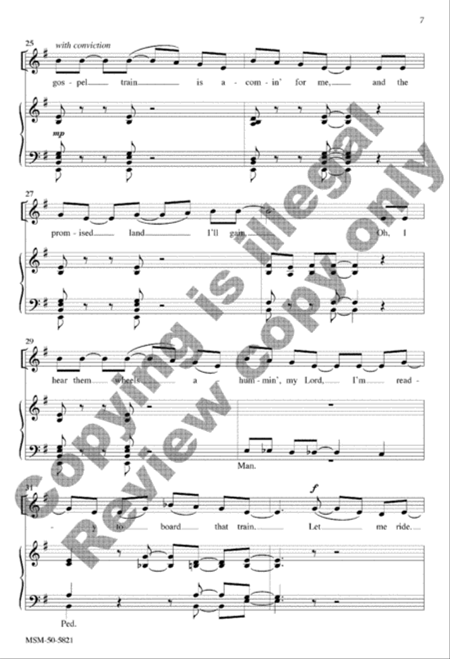 If I Got My Ticket If I Got My Ticket 3-Part scores gallery preview page 21