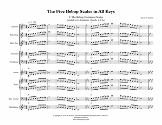 The Five Bebop Scales for Big Band