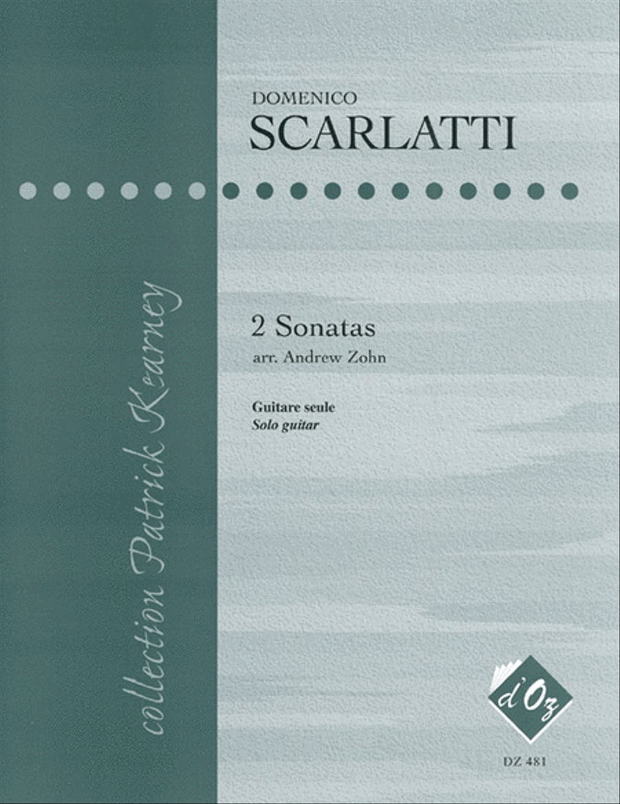 2 Sonatas Classical Guitar scores gallery preview page 1