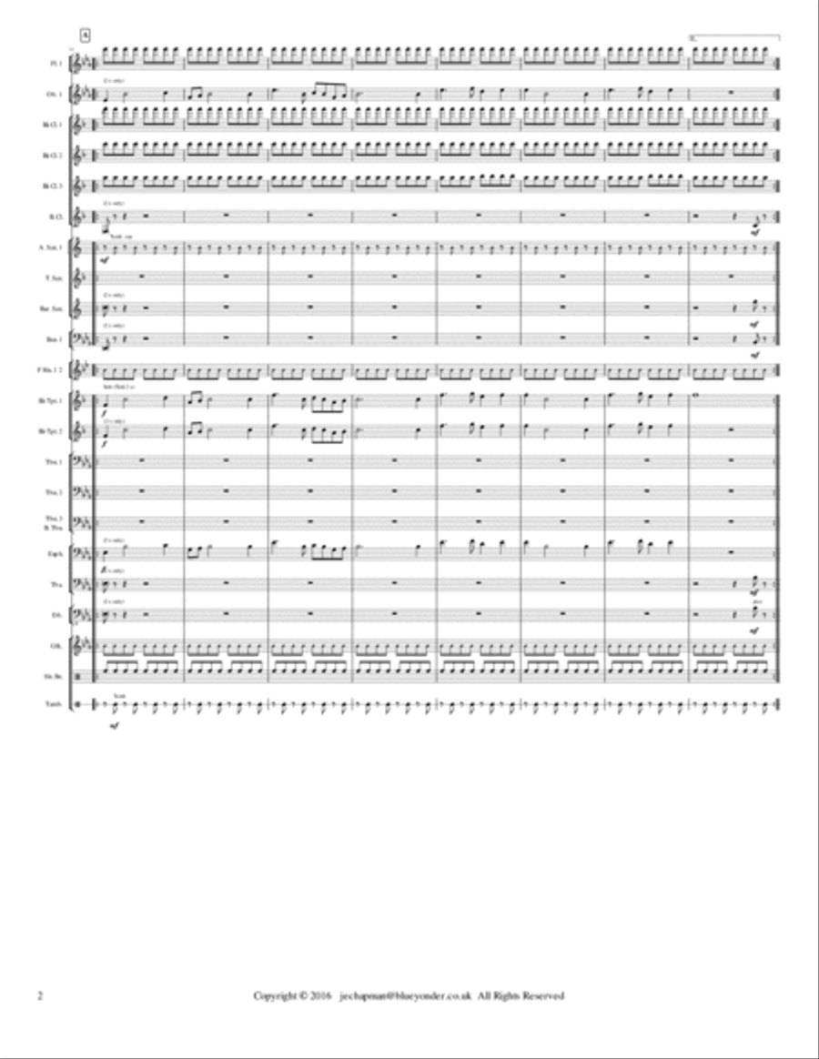 Christmas Carillon for Concert Band Concert Band scores gallery preview page 2