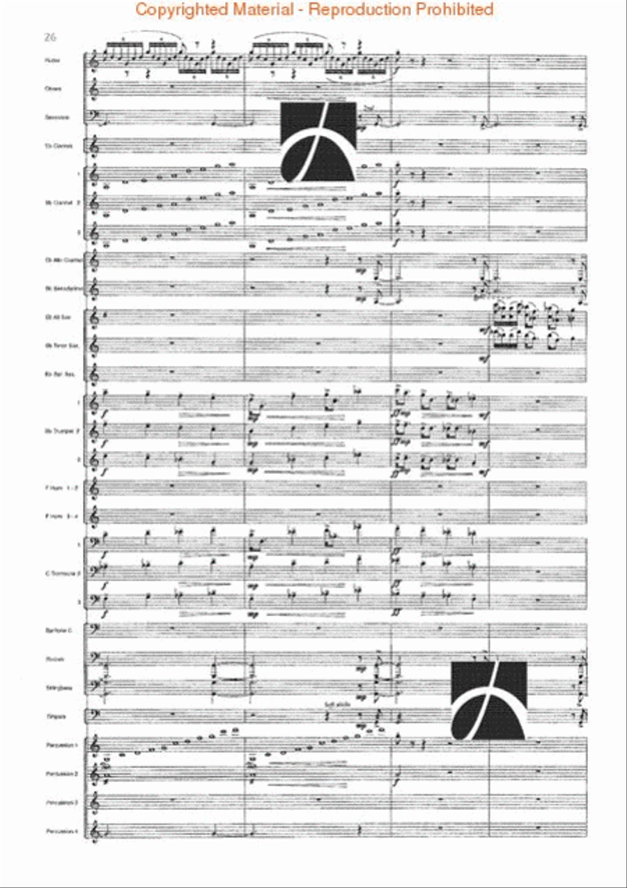 Spartacus Concert Band scores gallery preview page 27