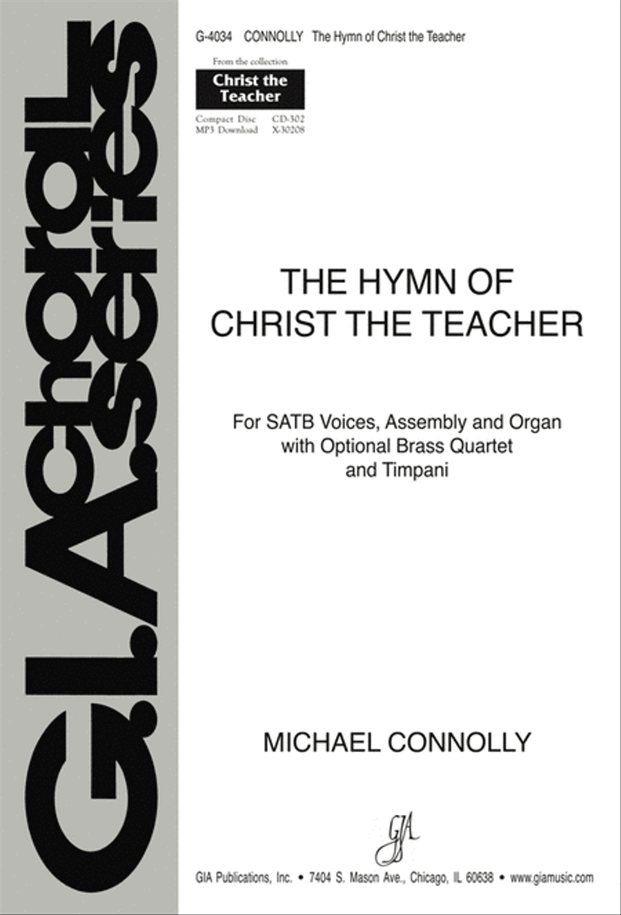 The Hymn of Christ the Teacher 4-Part scores gallery preview page 1