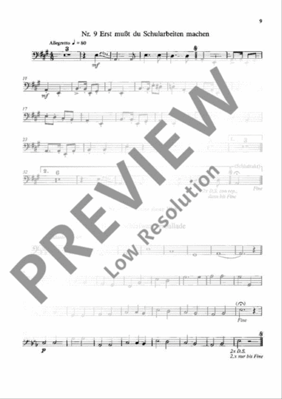 Frieden auf dieser Welt Part scores gallery preview page 10
