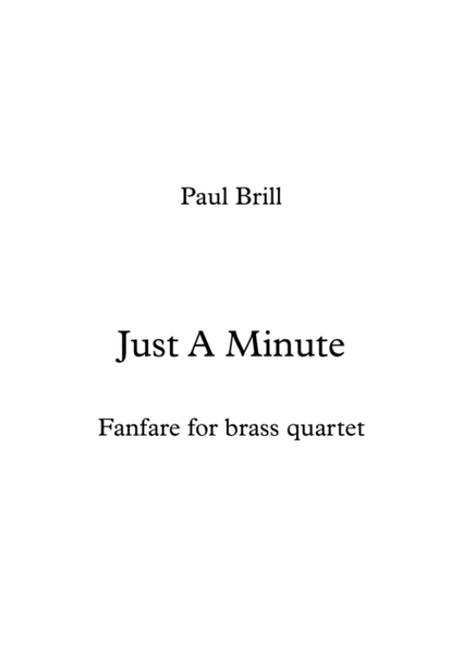 Just A Minute (Fanfare)