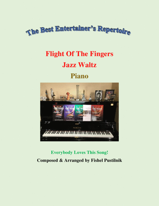 Book cover for "Flight Of The Fingers"-Jazz Waltz for Piano