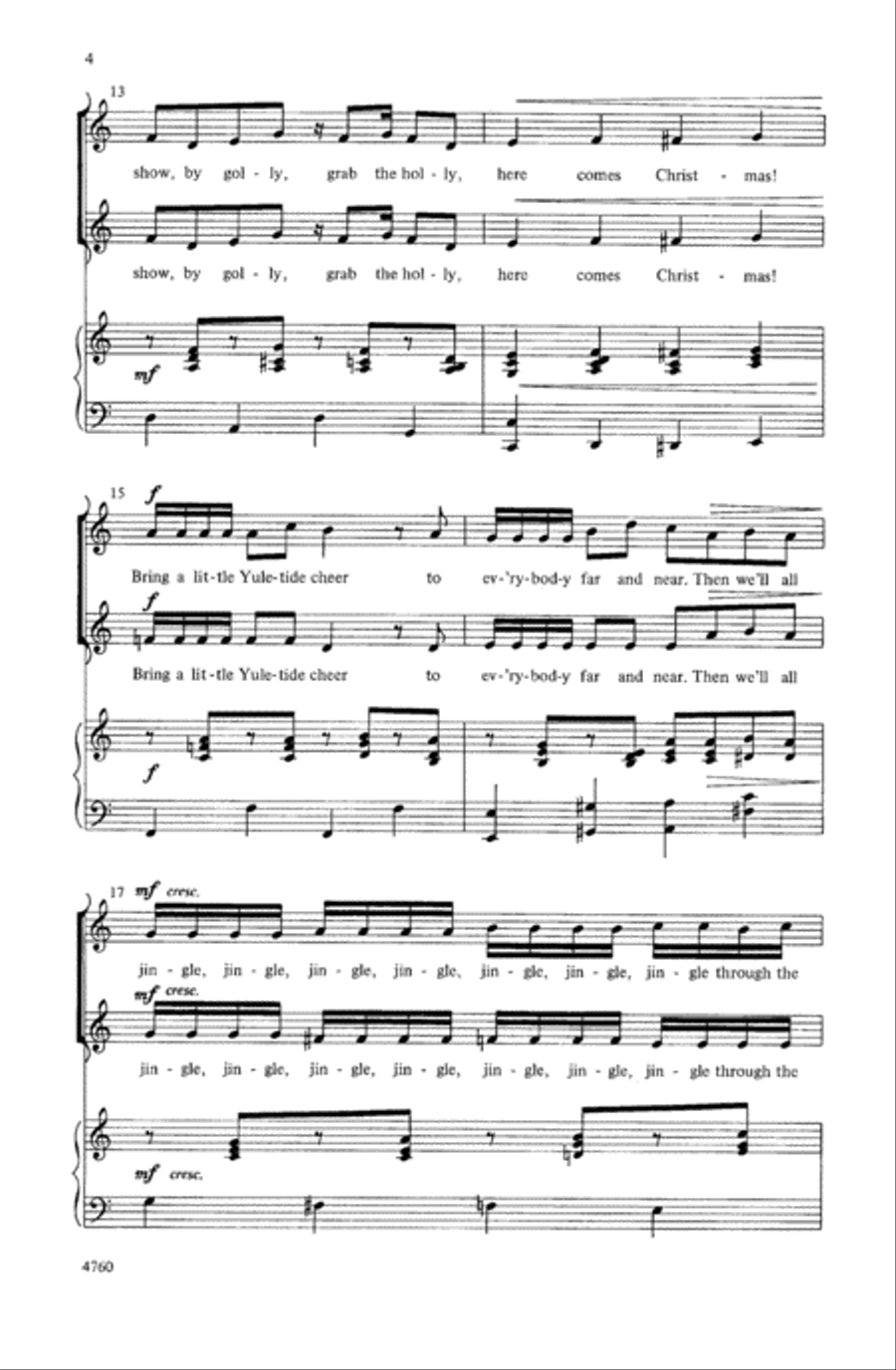 Bring a Little Jingle Bring a Little Jingle Choir scores gallery preview page 3