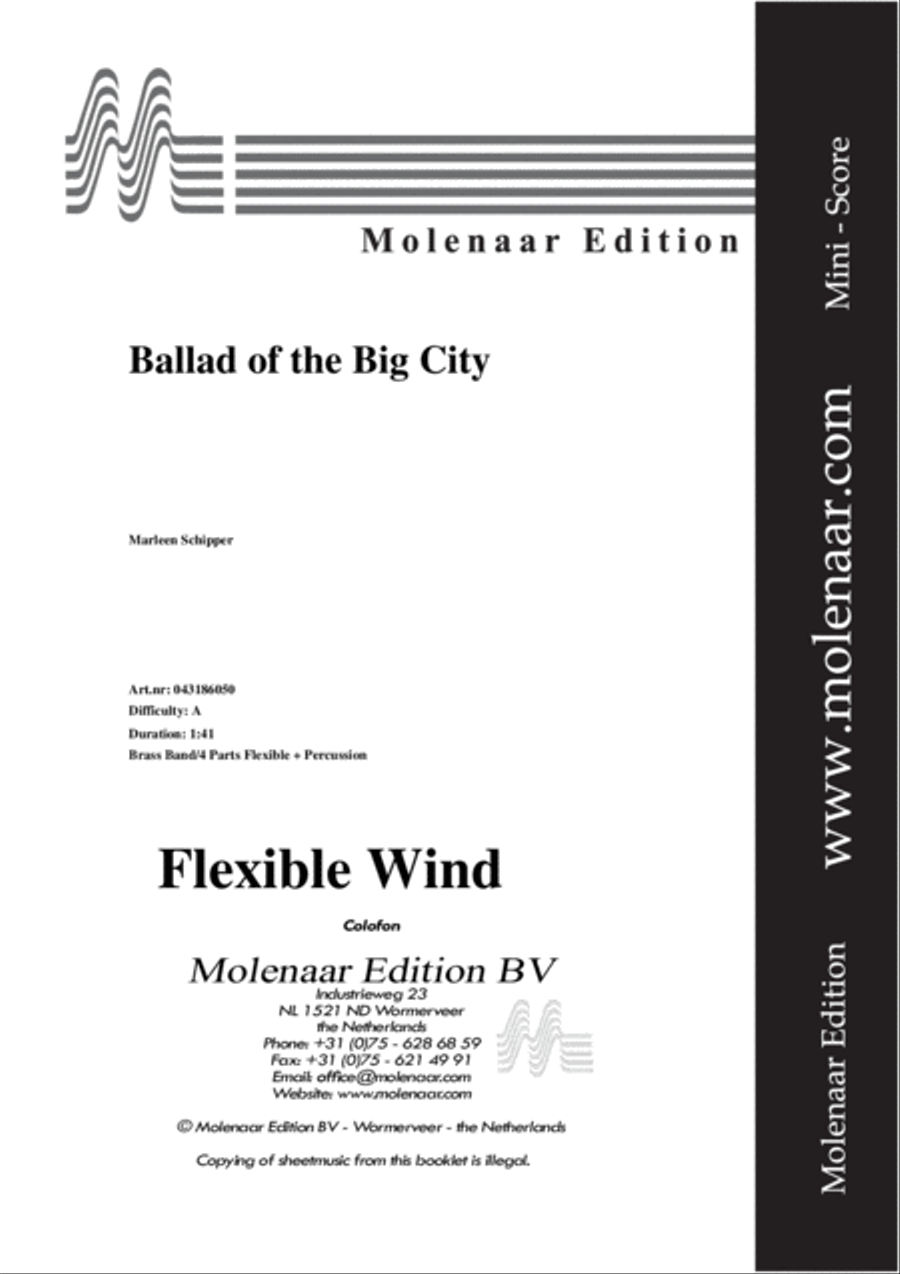 Ballad of the Big City Brass Band scores gallery preview page 2