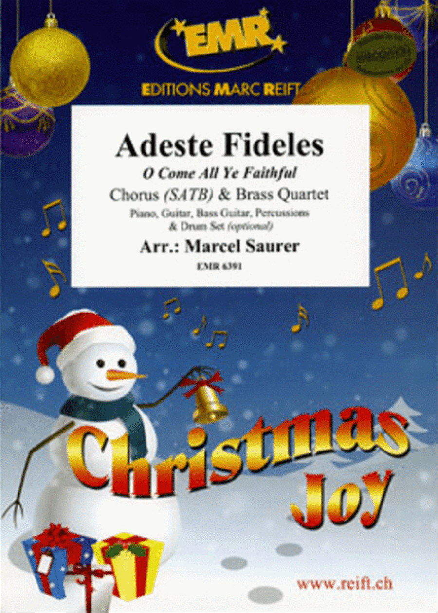 Adeste Fideles Brass Ensemble scores gallery preview page 1