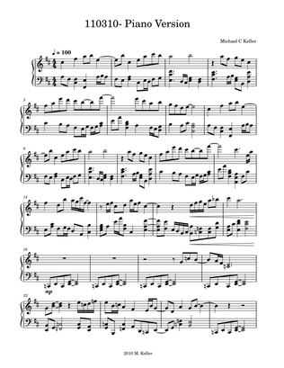 110310- Version For Piano