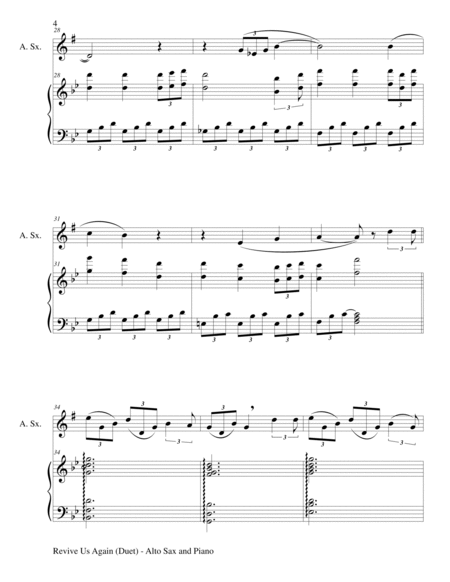 3 GOSPEL HYMNS, SET II (Duets for Alto Sax & Piano) image number null