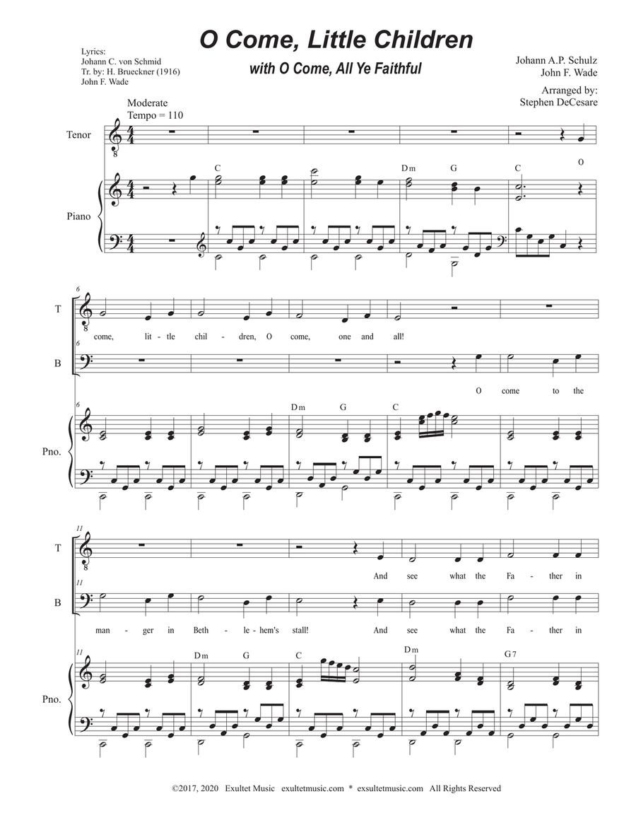 O Come, Little Children (with 