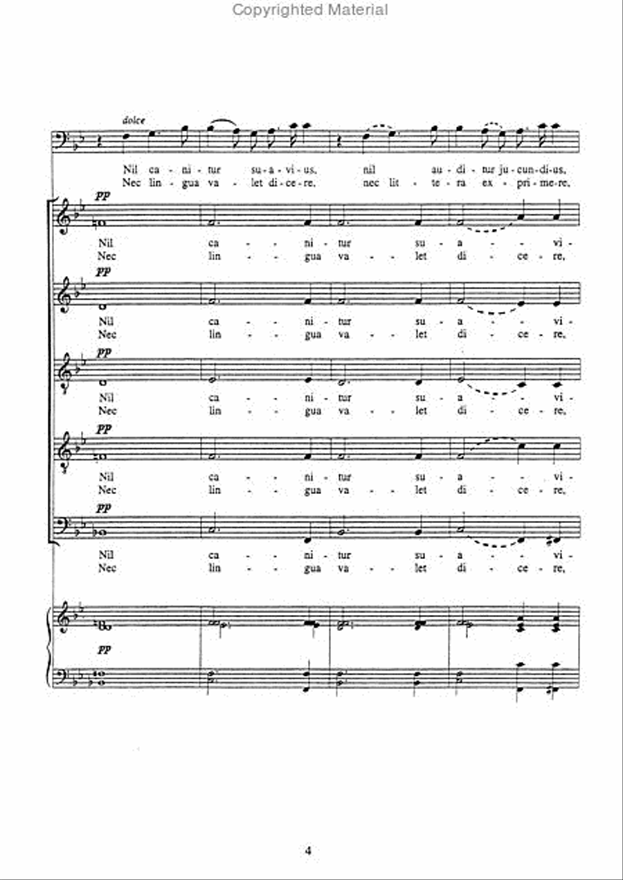 Jesu dulcis memoria Jesu dulcis memoria SSATB scores gallery preview page 5