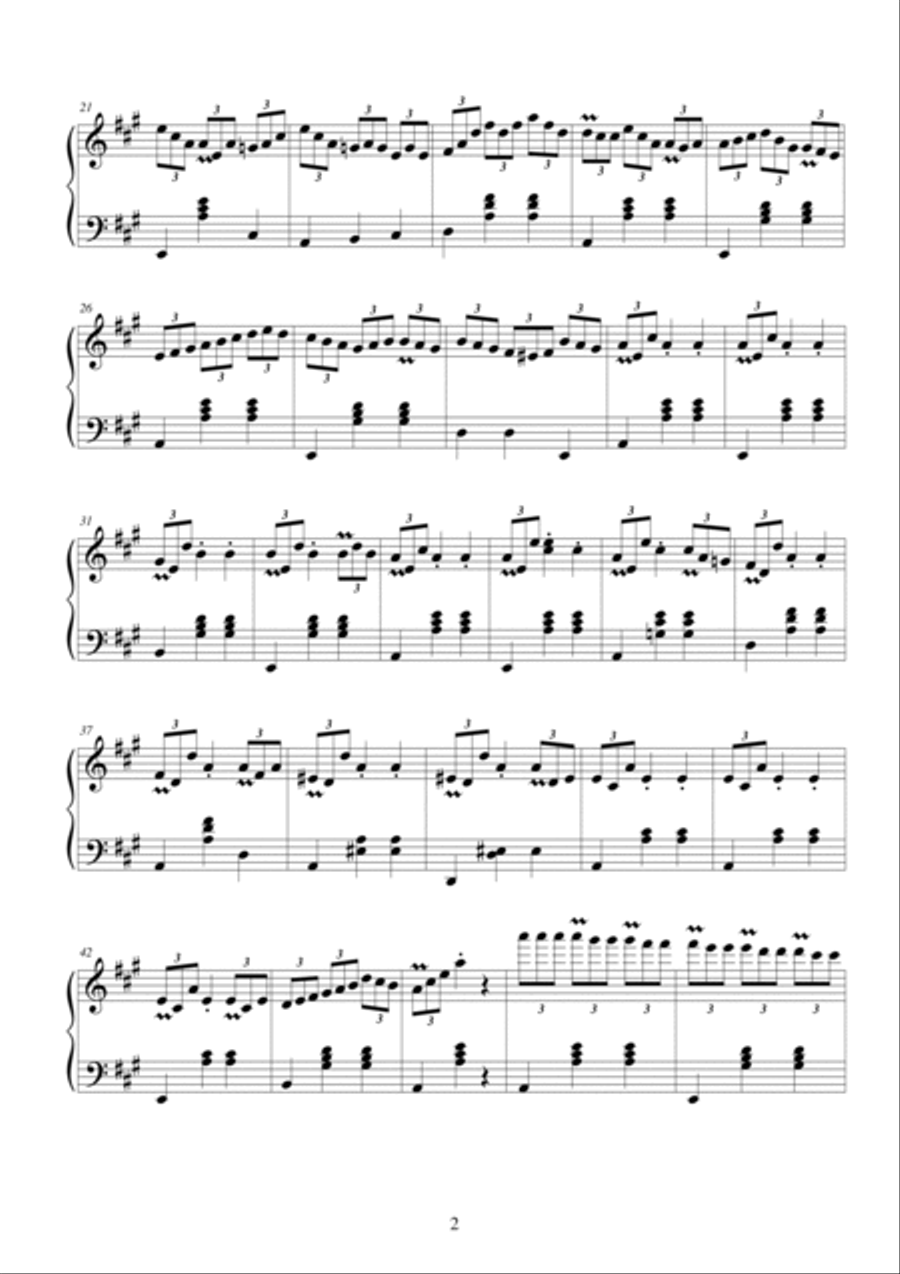2 Waltzes for piano - CS058 4-Part scores gallery preview page 2